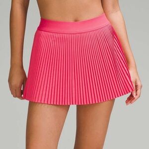 Lululemon Varsity High Rise Pleated Skirt Glaze Pink